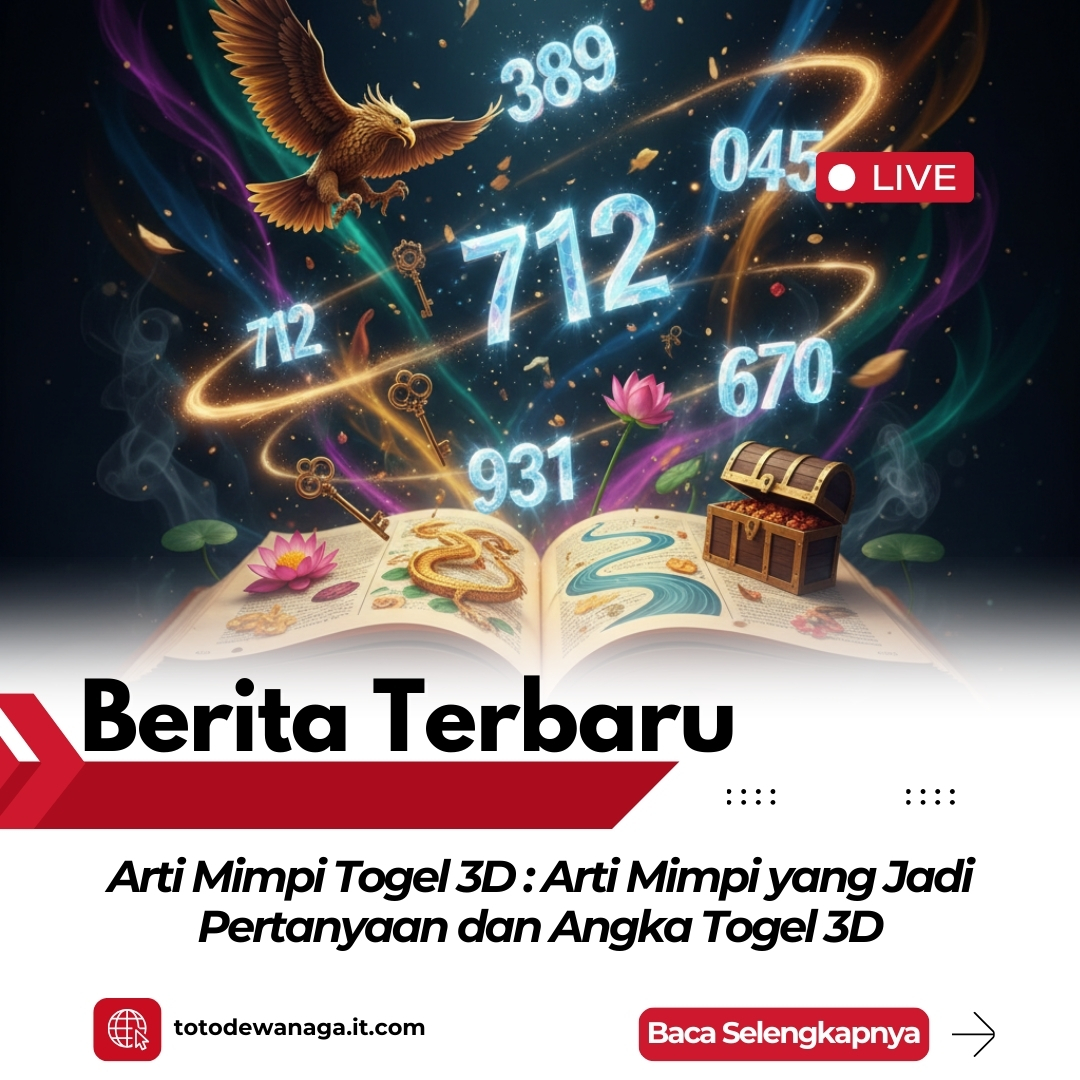 Arti Mimpi Togel 3D : Arti Mimpi yang Jadi Pertanyaan dan Angka Togel 3D